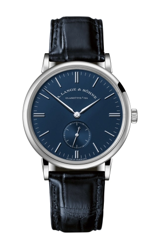 A. Lange & Söhne 219.028 : Saxonia 35 White Gold / Blue